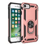 Wholesale iPhone SE2020 / 8 / 7 Tech Armor Ring Grip Case with Metal Plate (Rose Gold)